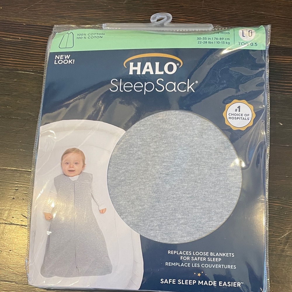 Halo SleepSack in Soft Gray